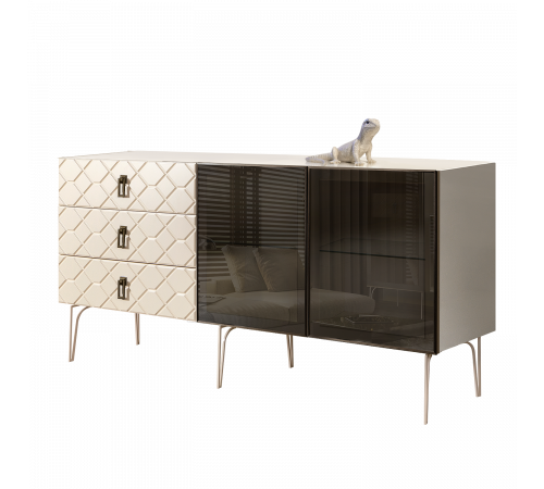 Комод для гостиной Богемия Фарфале (Bogemia Farfalle) БМКМ-4(Fa) [5]